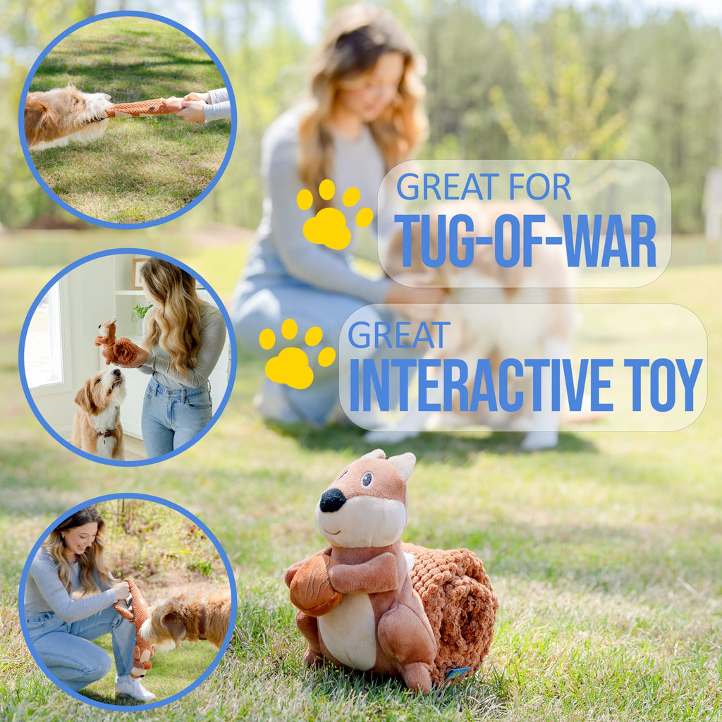 Boredom Buster Toy with Snack Pockets Durable Enrichment Mentally Stimulating Toys for Small, Medium, Large Dogs