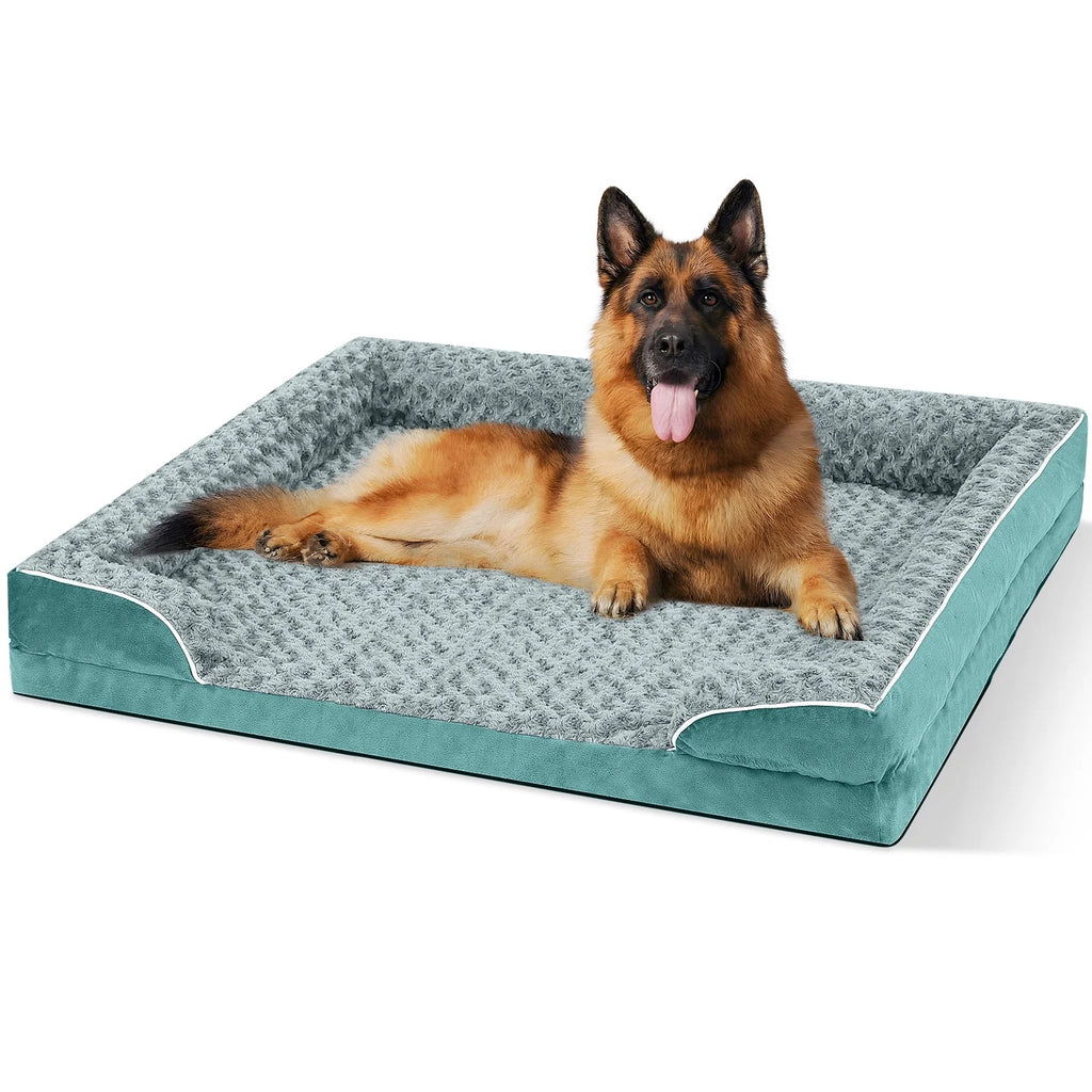 Orthopedic Waterproof Dog Bed with Removable Washable Cover Supportive Foam M to XXL