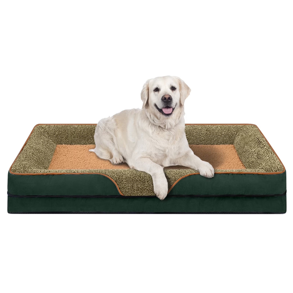 Large Dogs Orthopedic Pet Bed with Removable Washable Cover Non Skid Bottom