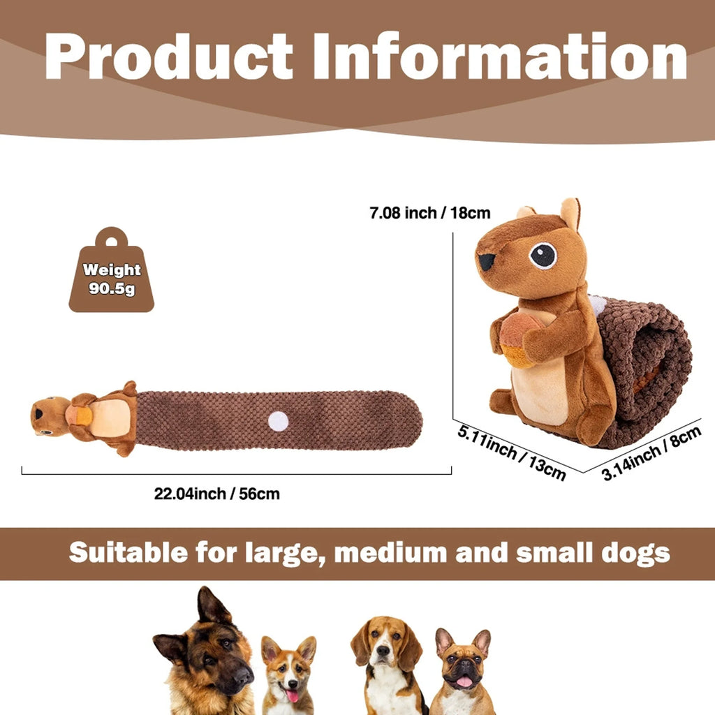 Boredom Buster Toy with Snack Pockets Durable Enrichment Mentally Stimulating Toys for Small, Medium, Large Dogs