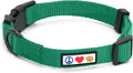 Dog Collar for Large Dogs Adjustable Dog Collar Heavy Duty Waterproof Collars for Dogs with Quick-Release Buckle - Lush Green Dog Collar for Large Breeds